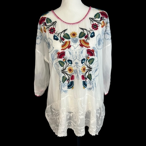 New with tags Johnny Was tunic blouse - Picture 5 of 16